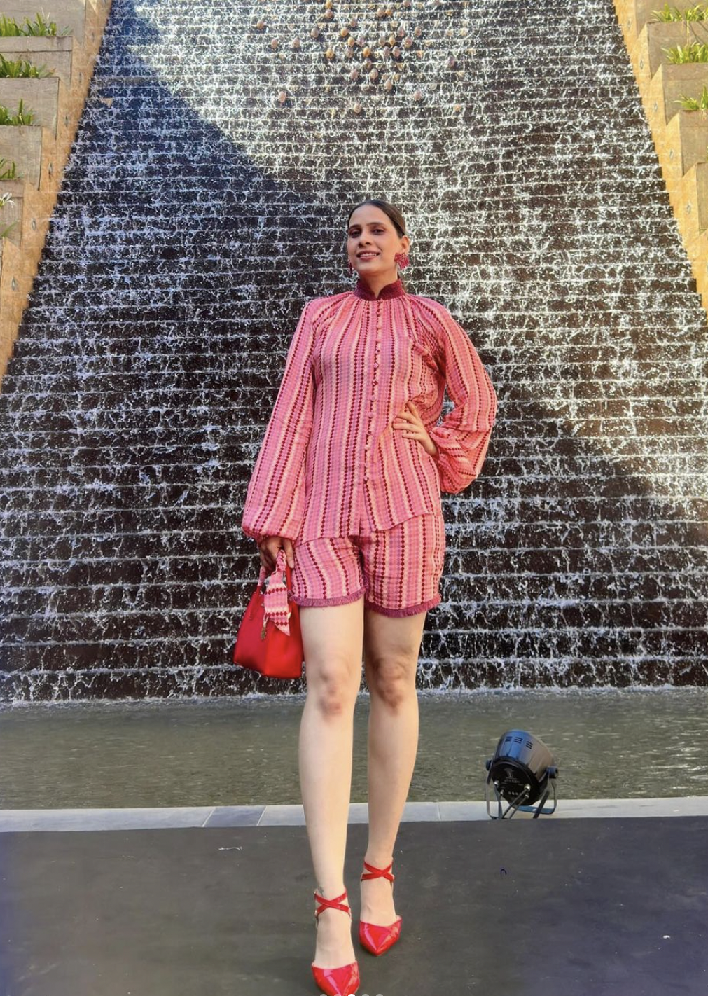 MELINA - PINK SHORTS CO-ORD SET