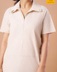 Vanilla Whisper Shirt Dress
