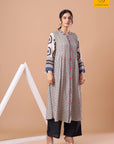 Ivory Modal Mosaic Kurta Set