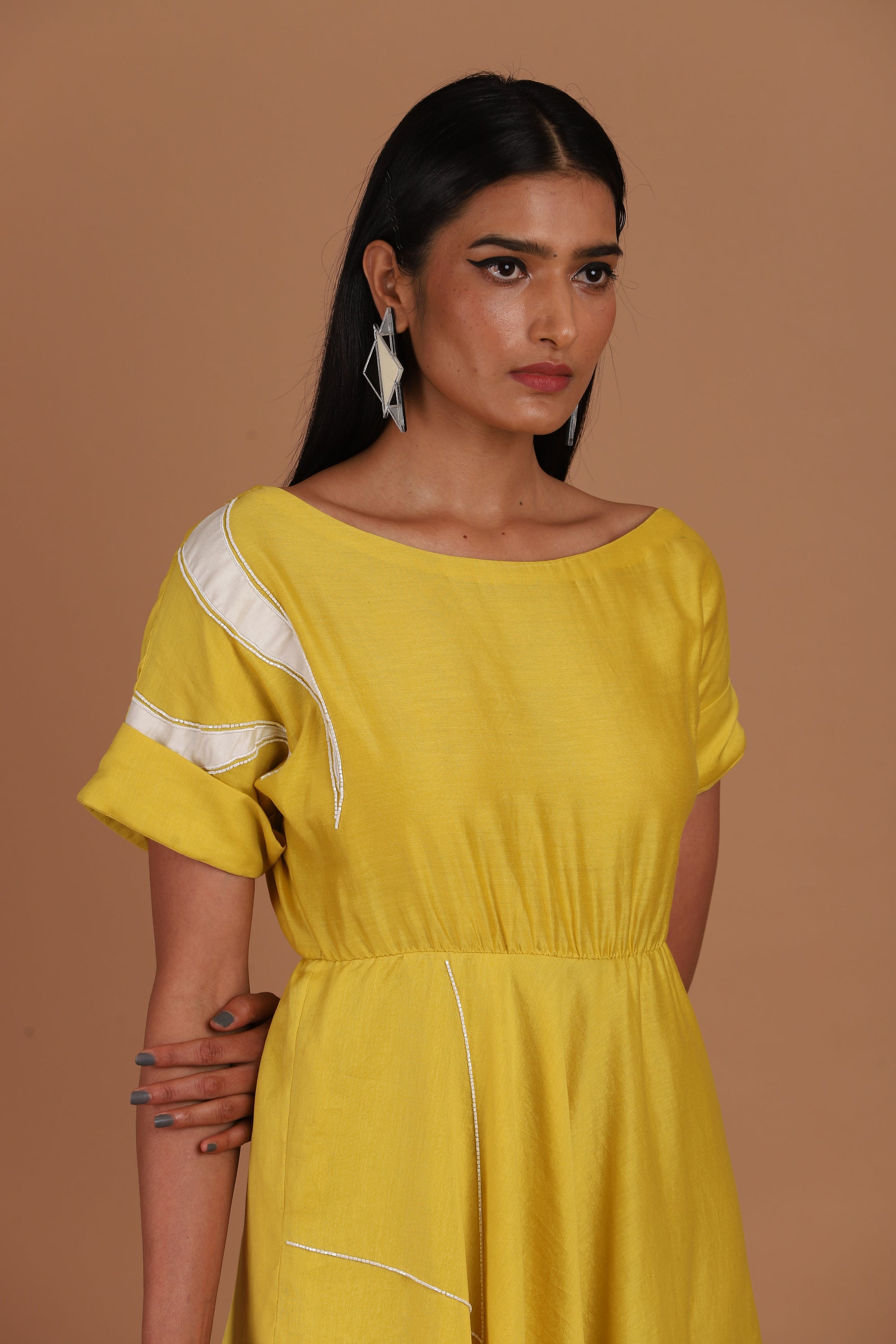 TUNIC CALF LENGTH DRESS