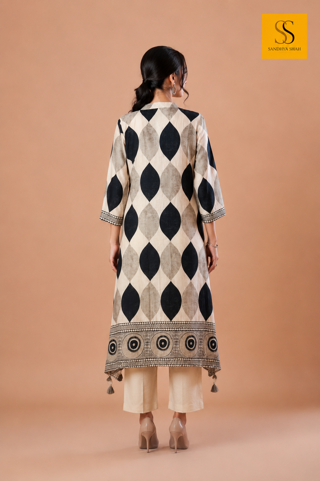 Midnight Prism Kurta Set