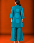 Teal Blue Kurta Set