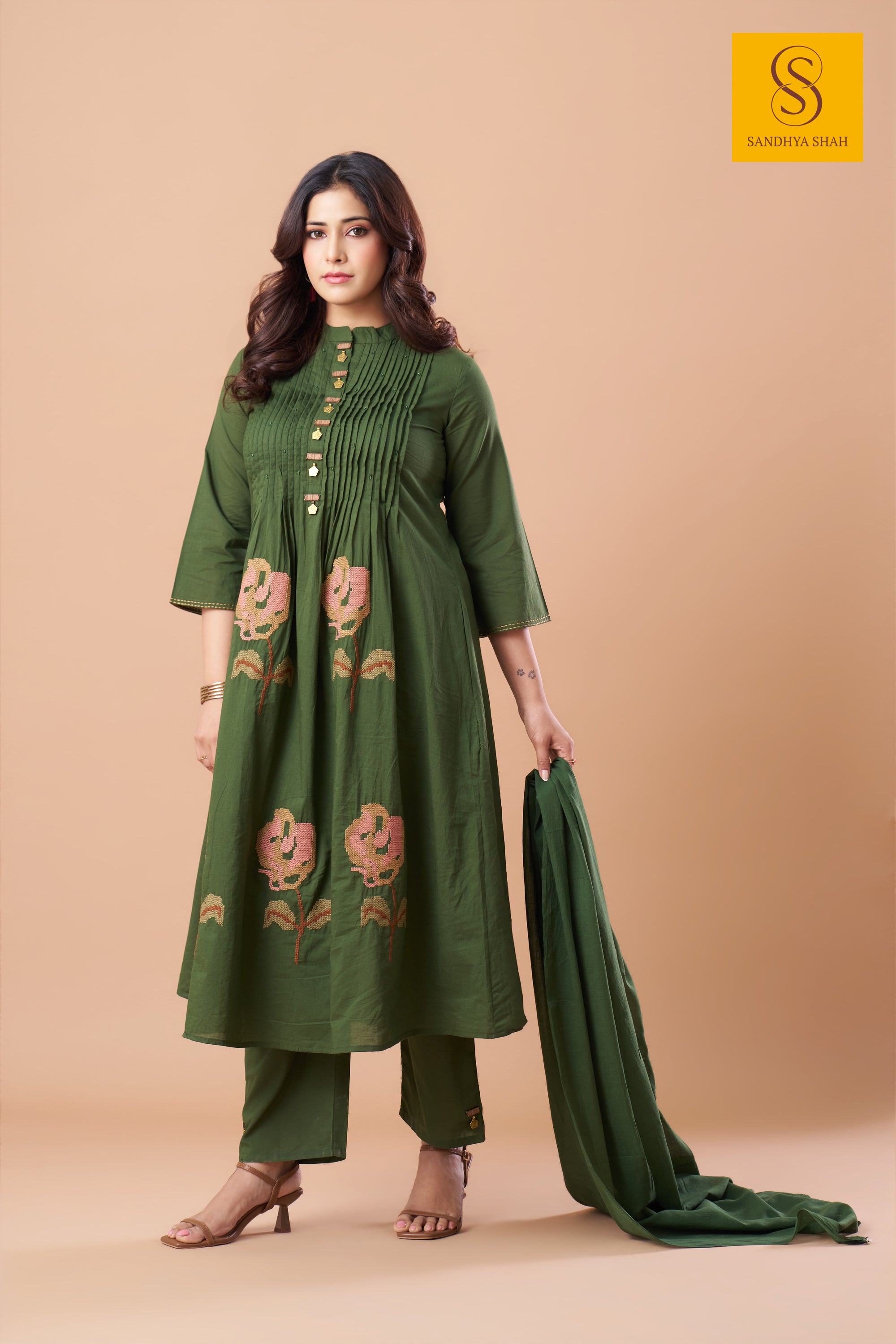 Olive Oasis Kurta Set