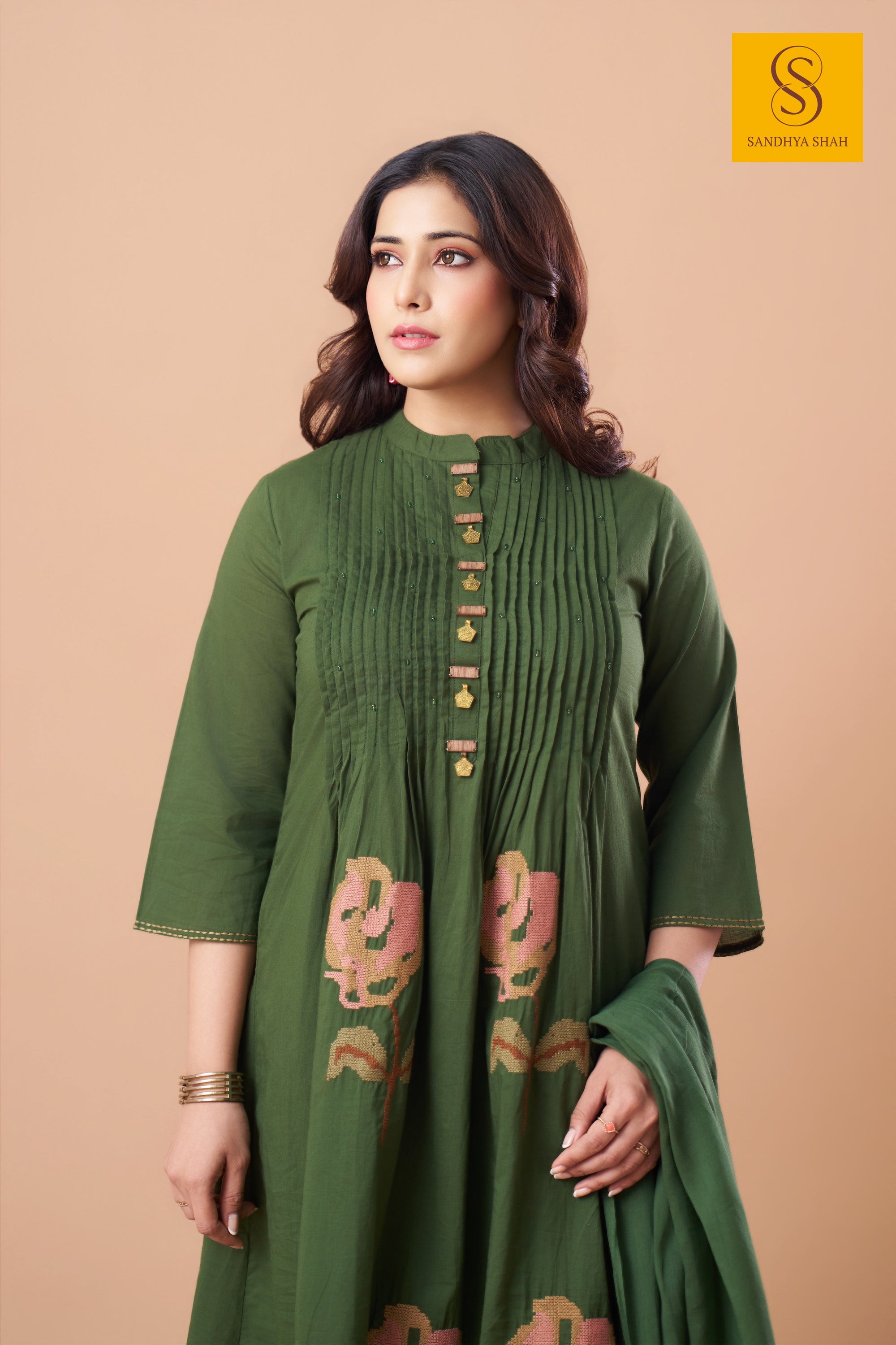 Olive Oasis Kurta Set