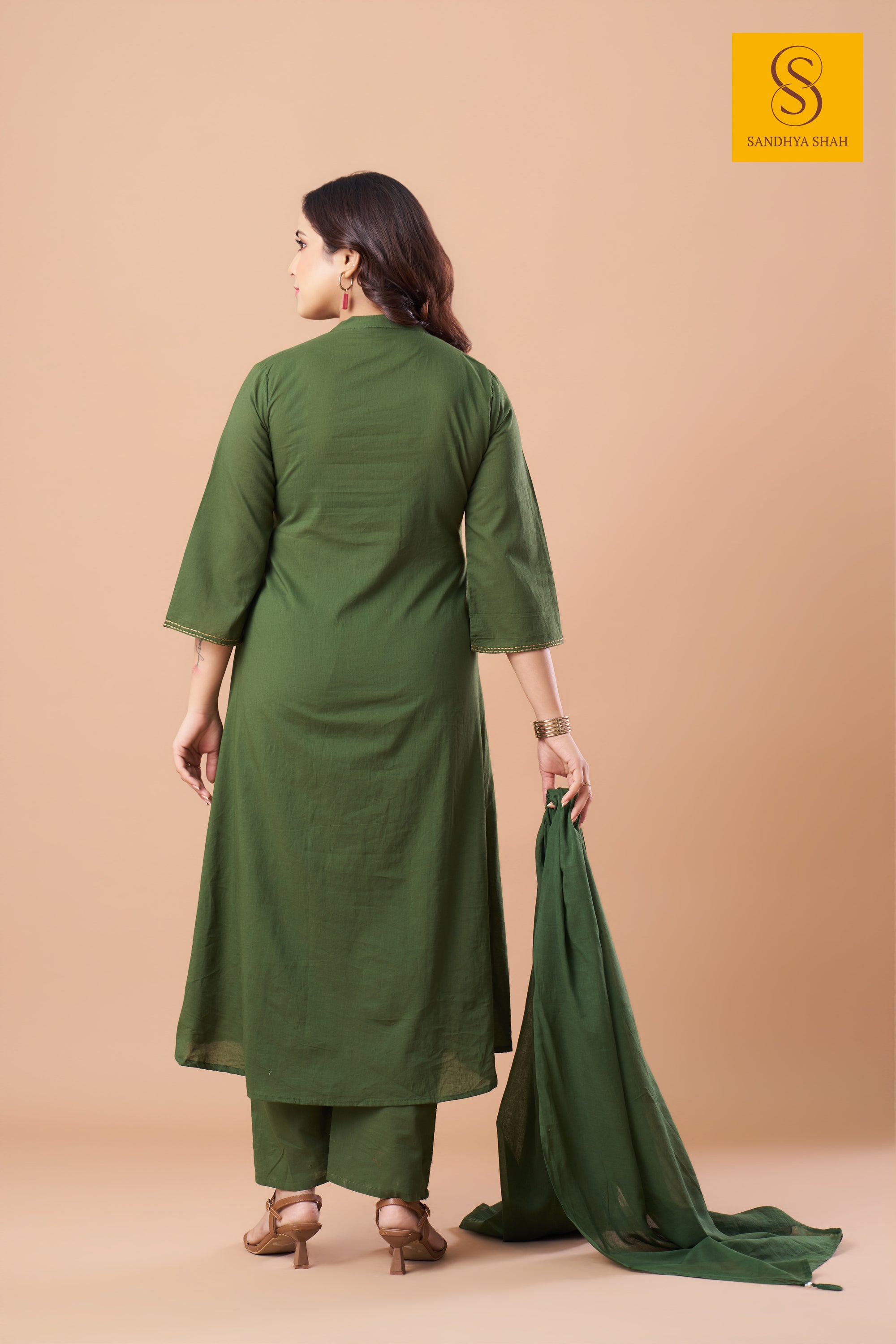 Olive Oasis Kurta Set