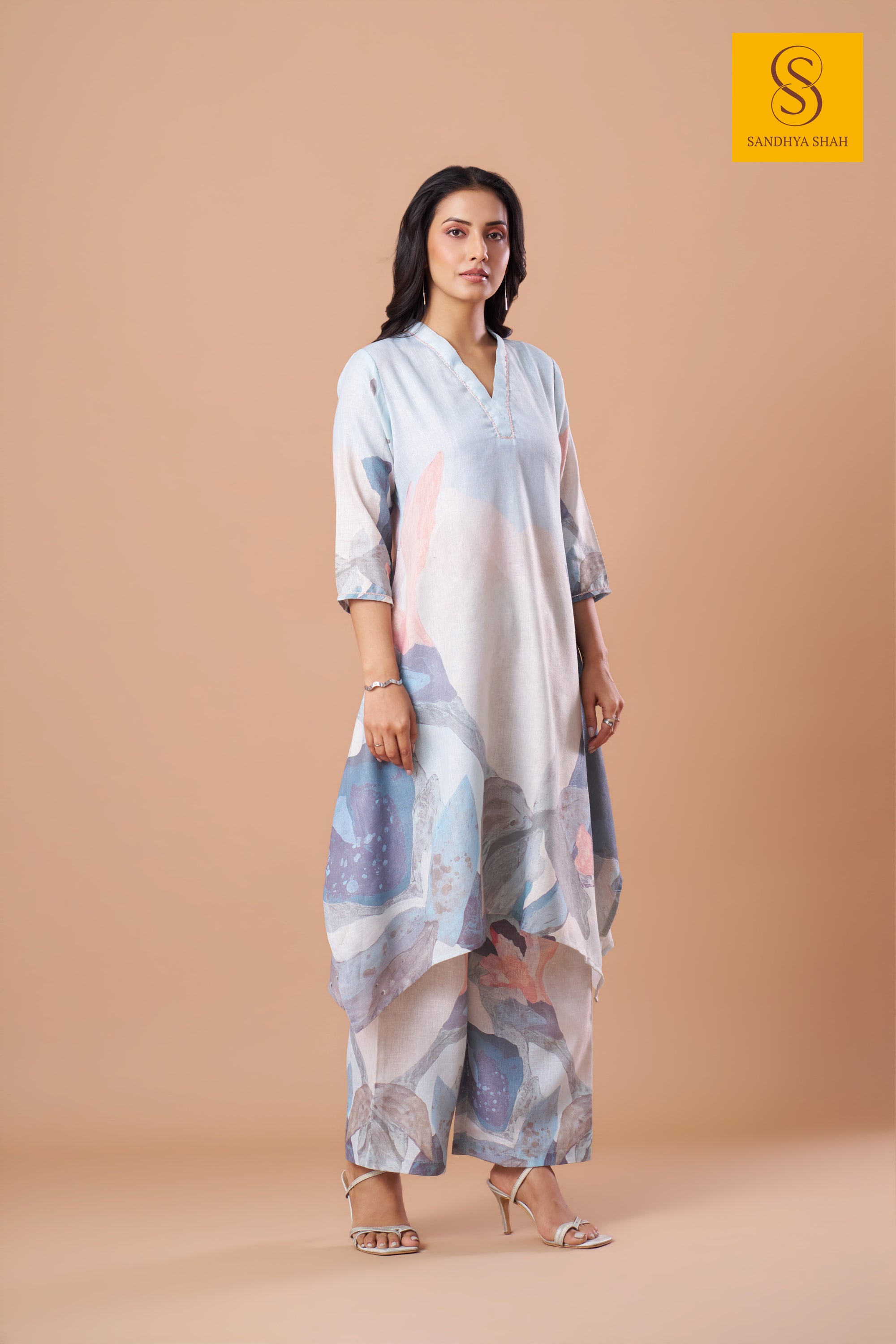 Cerulean Breeze Kurta Set