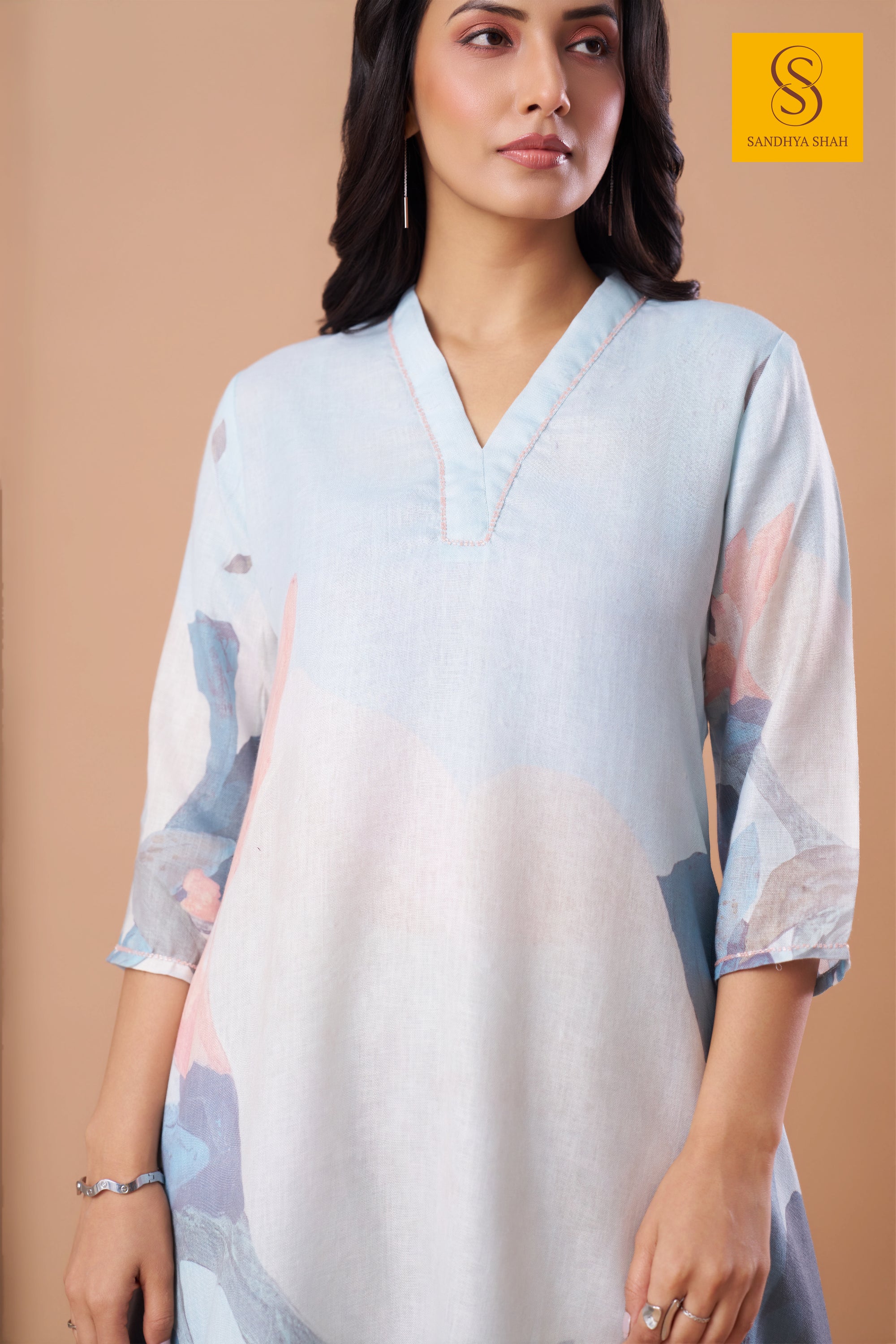 Cerulean Breeze Kurta Set