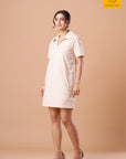 Vanilla Whisper Shirt Dress