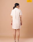 Vanilla Whisper Shirt Dress