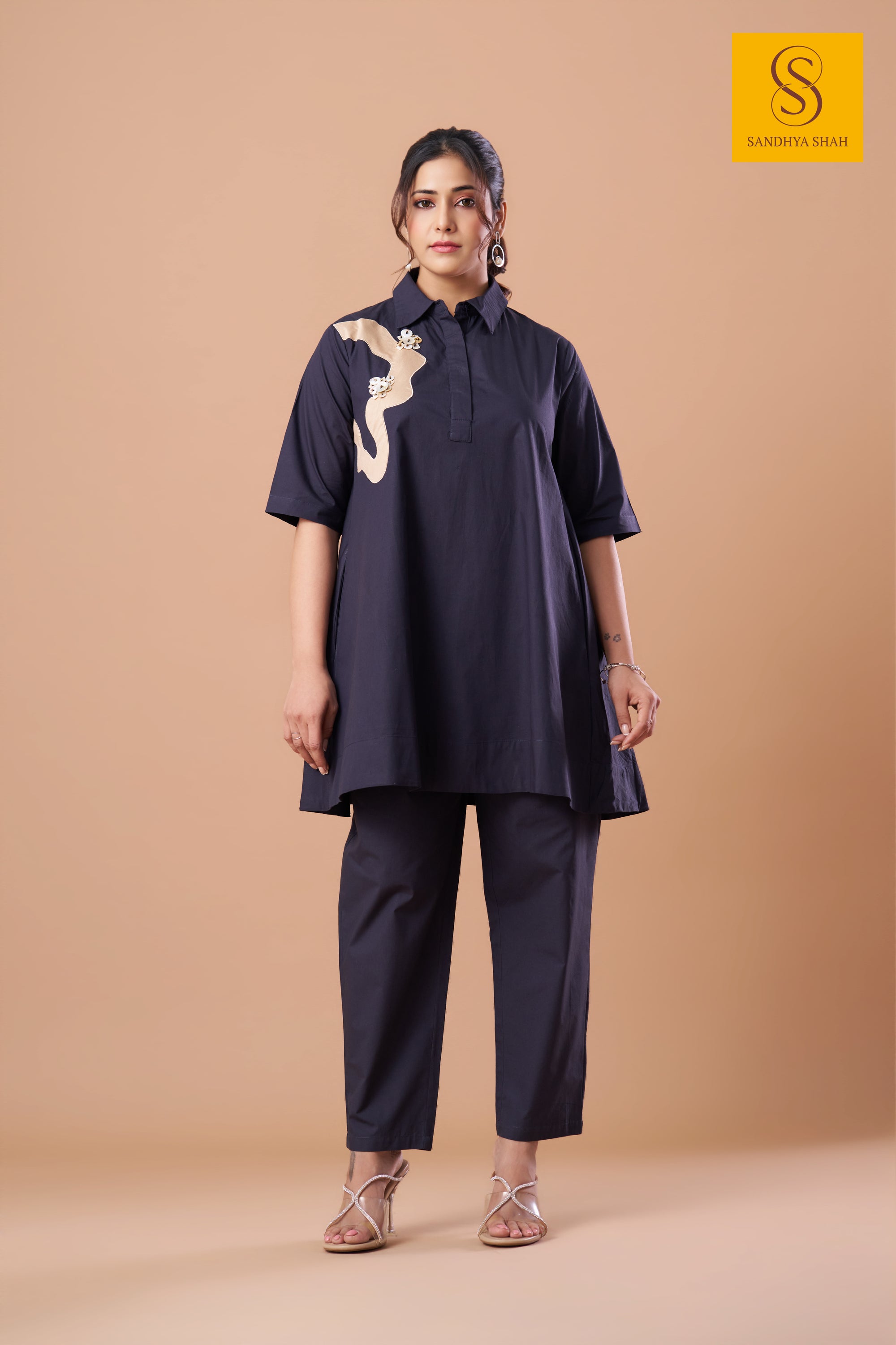 Midnight Abstract Co-ord Set