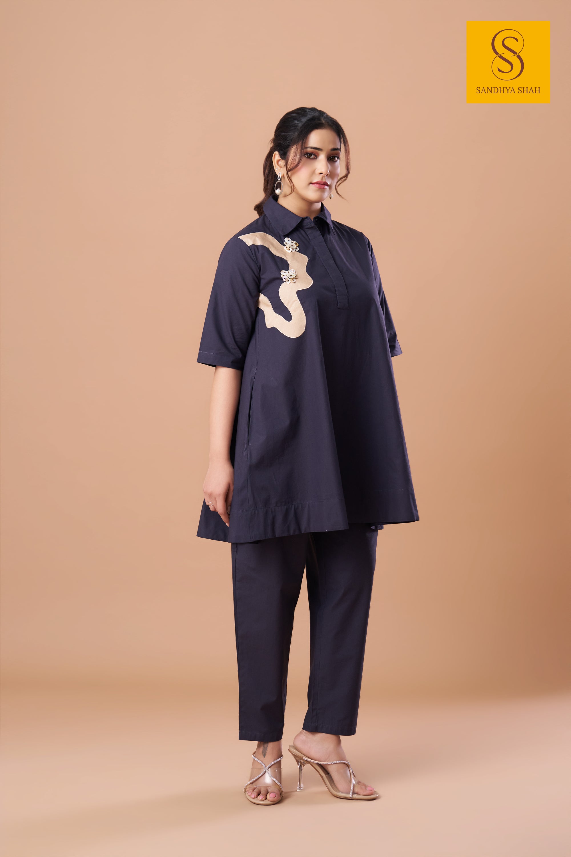 Midnight Abstract Co-ord Set