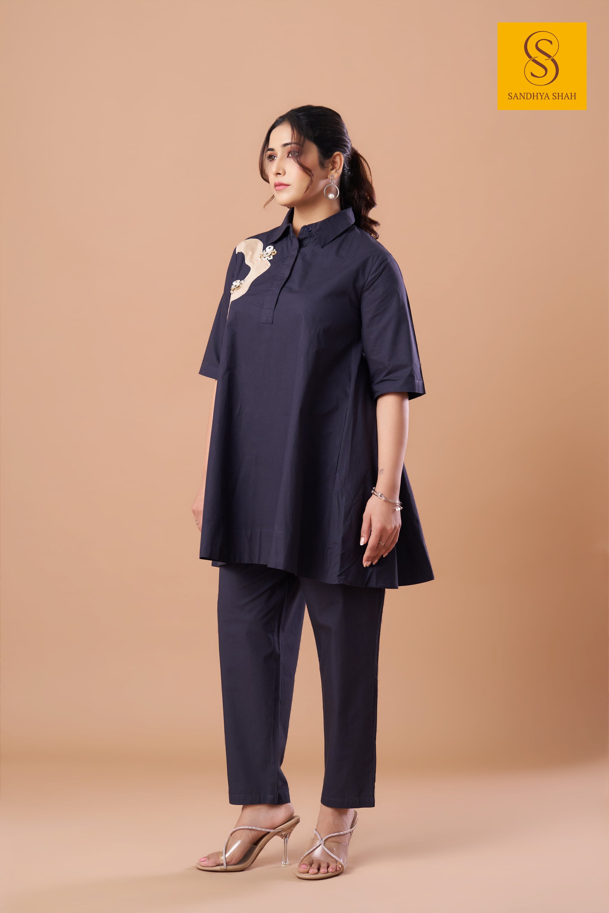 Midnight Abstract Co-ord Set