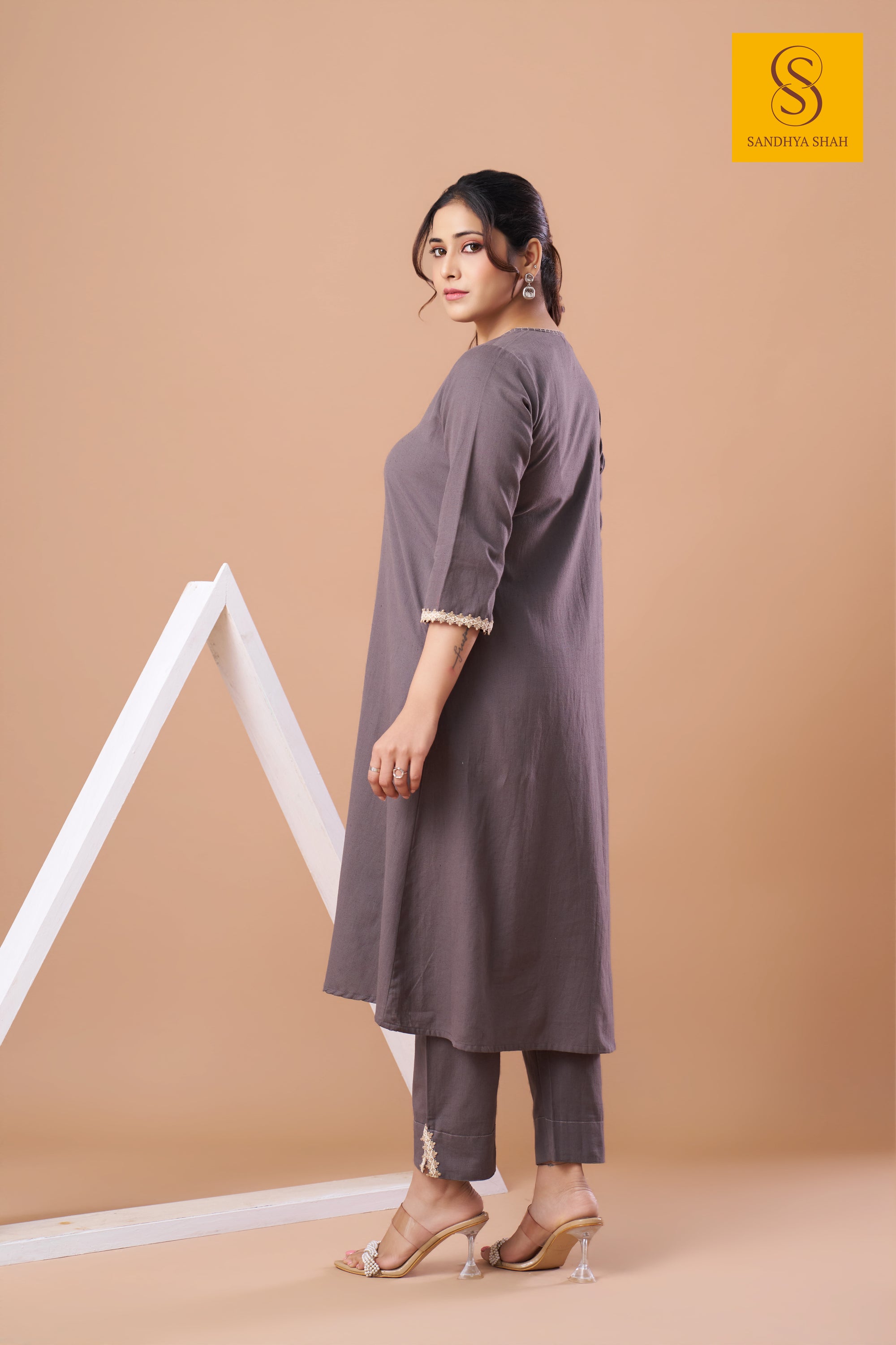 Charcoal Grace Co-ord Set