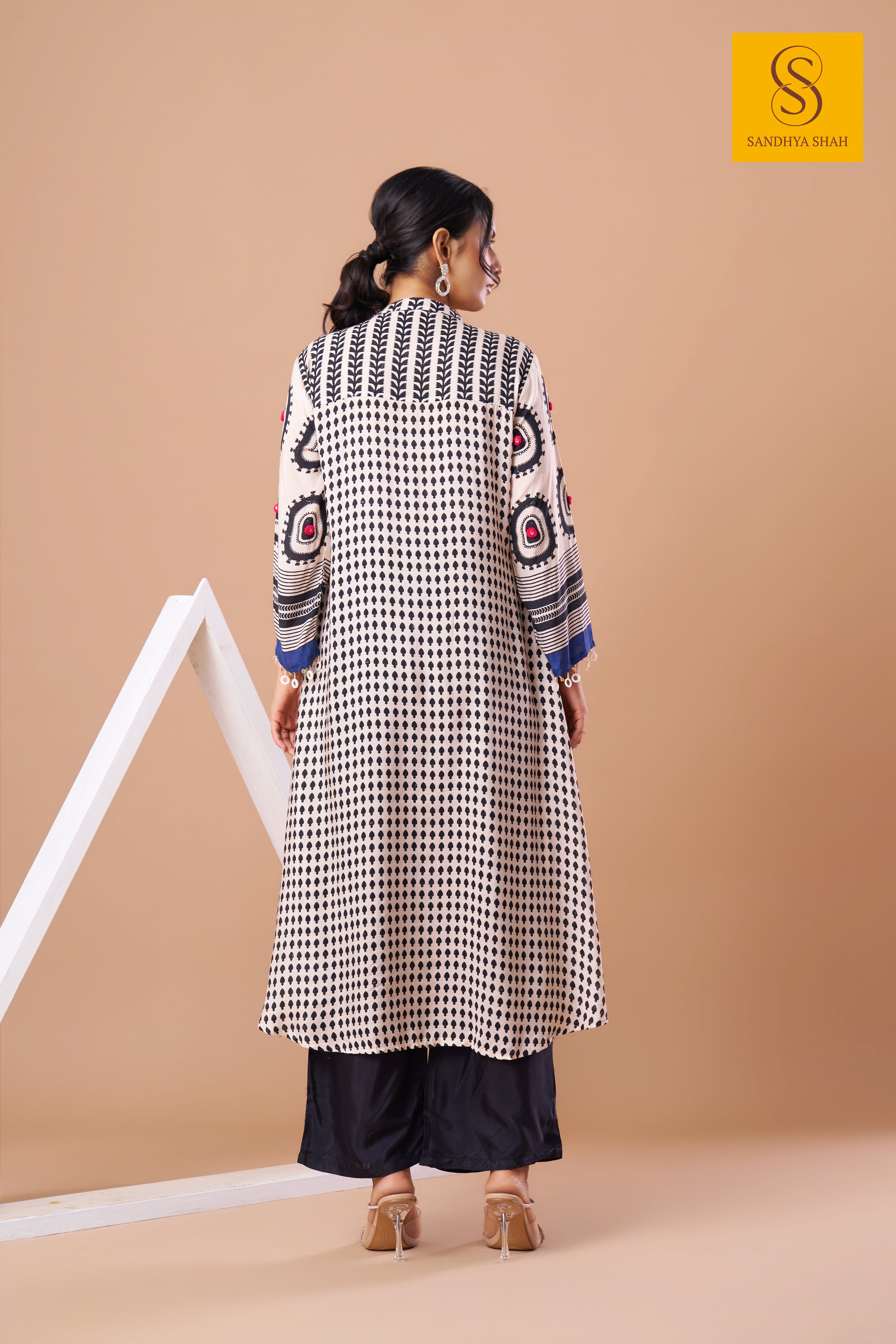 Ivory Mosaic Kurta Set