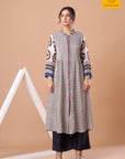 Ivory Modal Mosaic Kurta Set