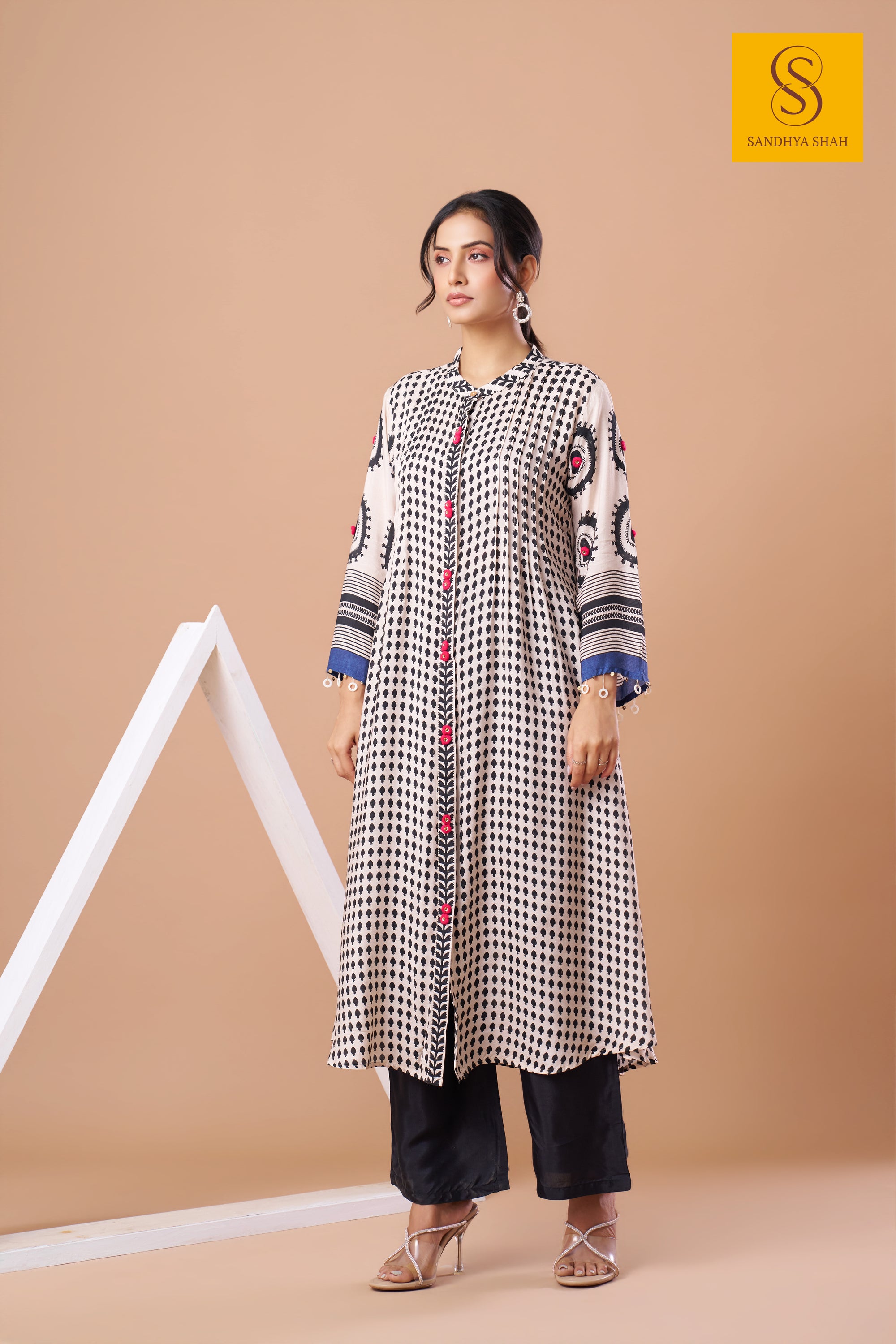 Ivory Mosaic Kurta Set