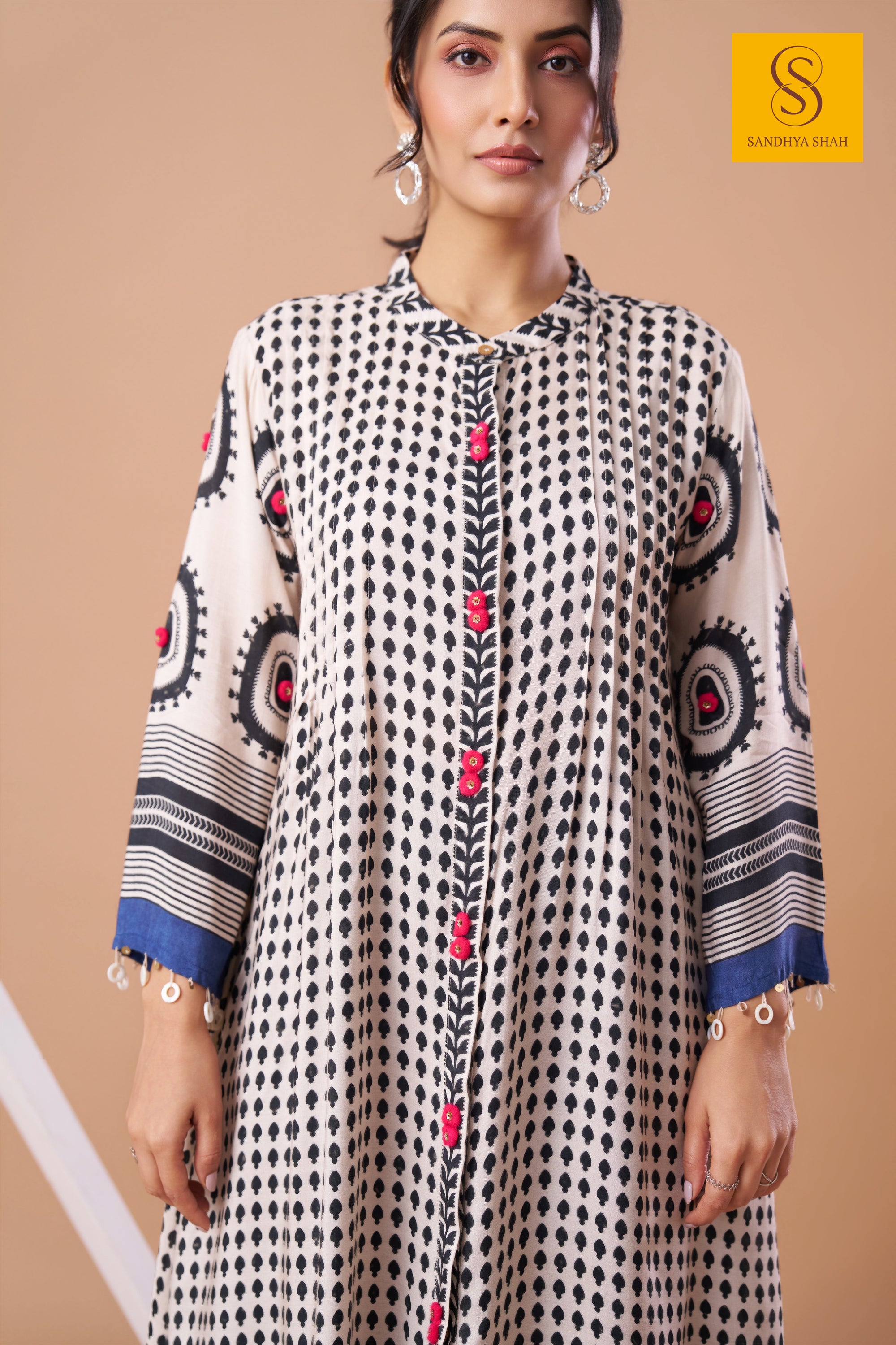 Ivory Mosaic Kurta Set