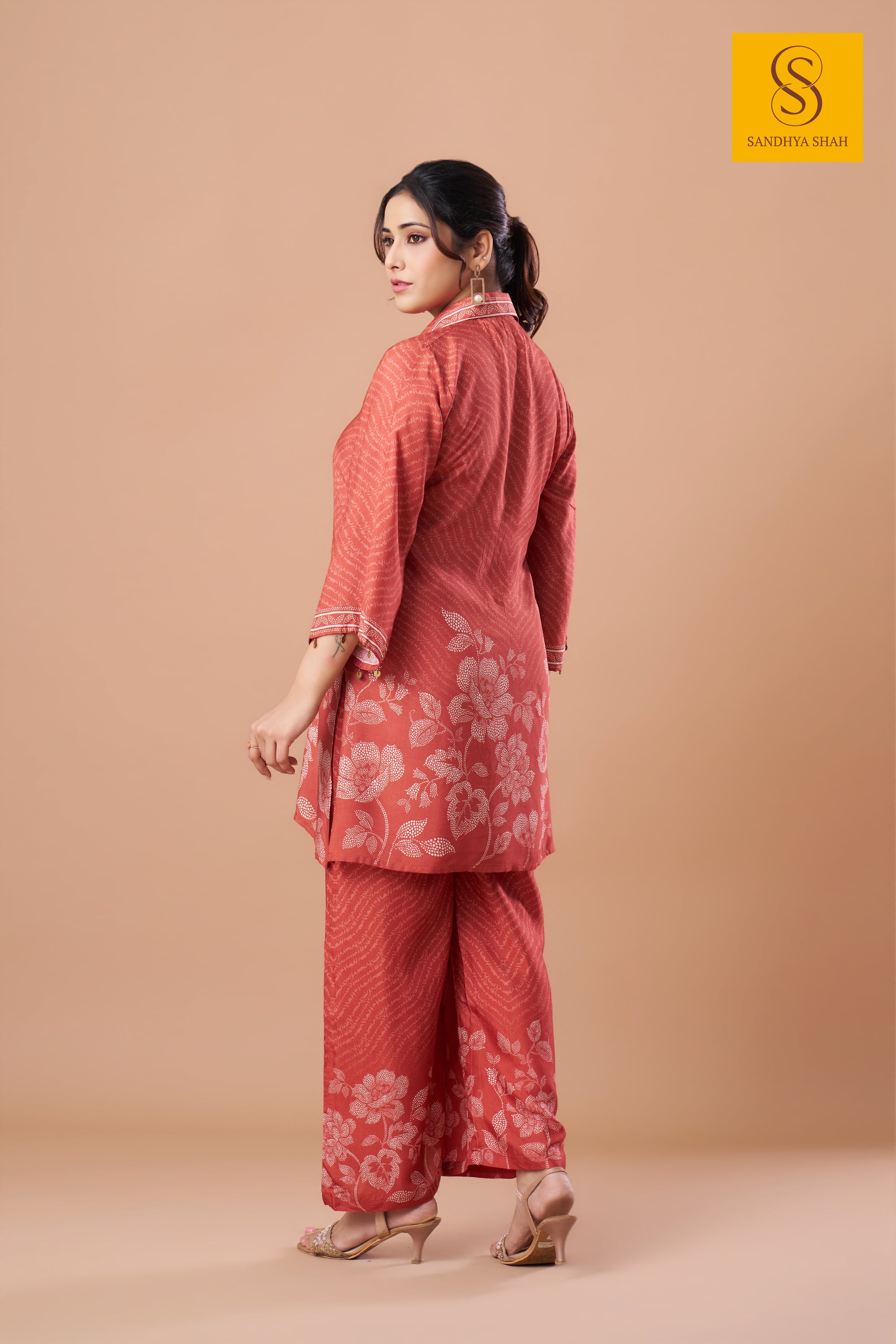 Rust Blossom  Co-ord Set