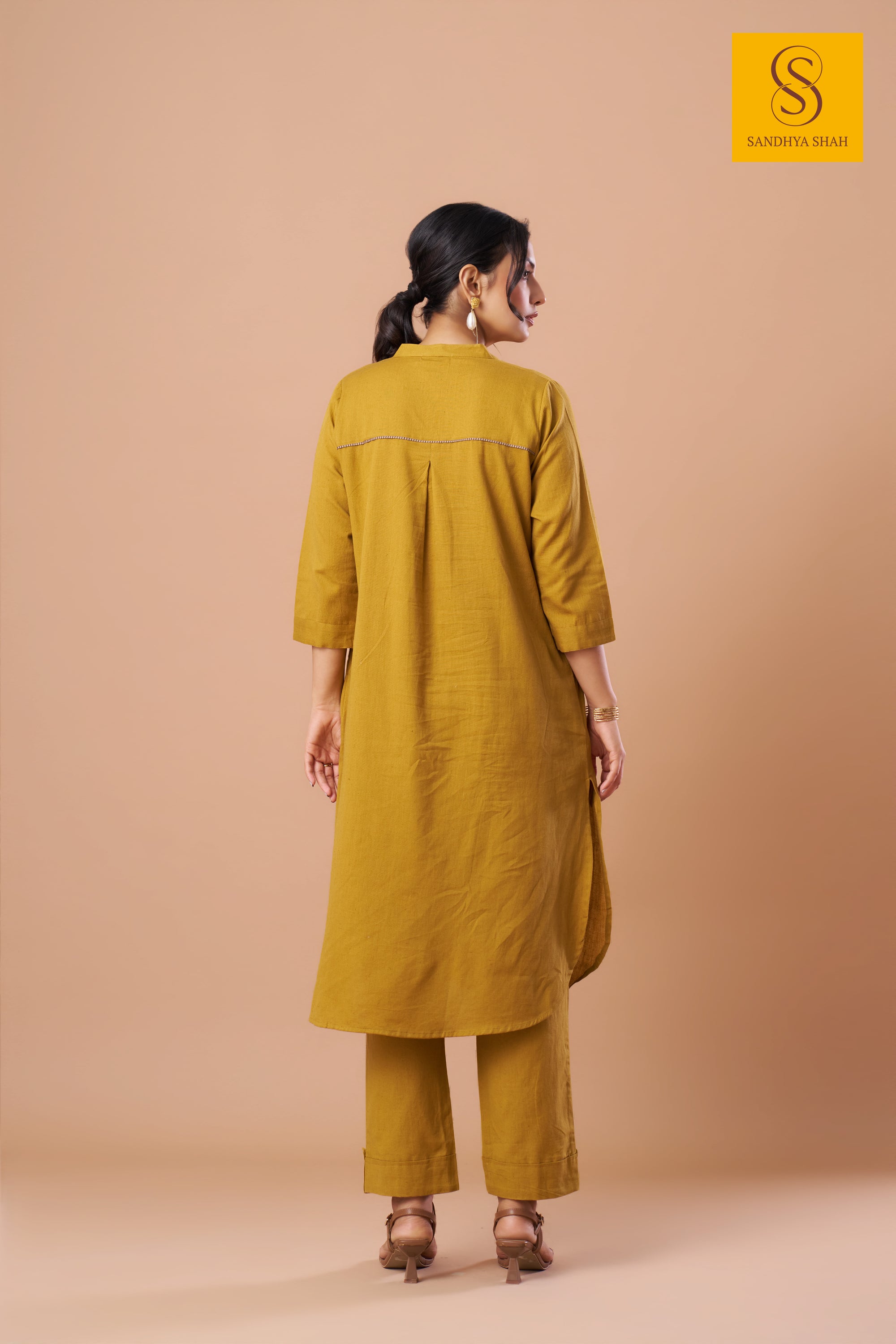 Marigold Minimalist Linen Co-ord Set