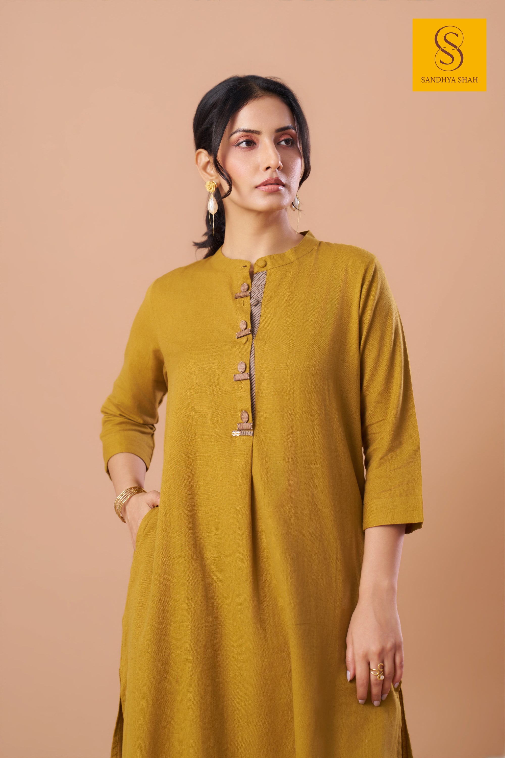 Marigold Minimalist Linen Co-ord Set