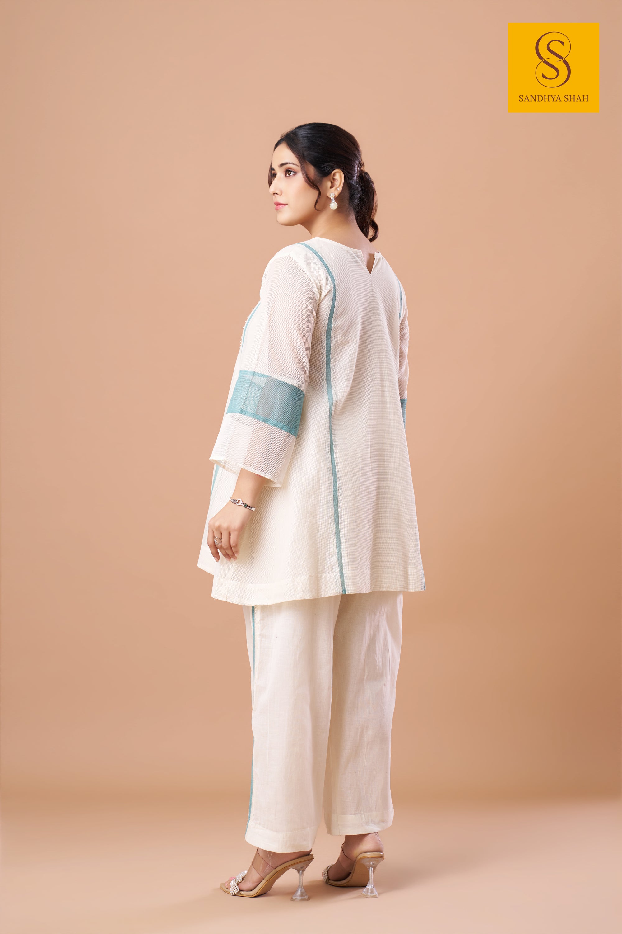 Off-White Kurta Set