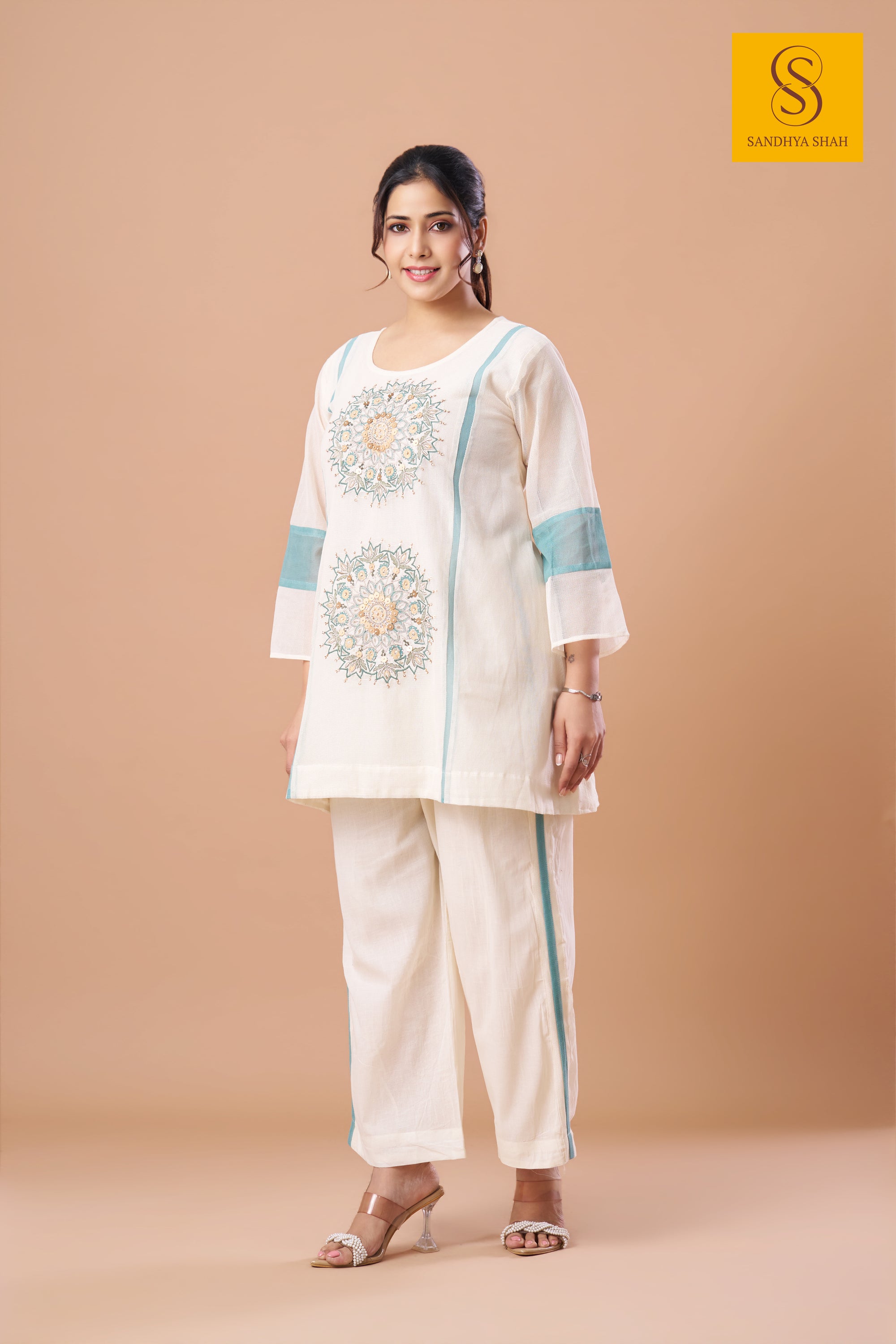 Off-White Kurta Set