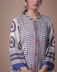 Ivory Modal Mosaic Kurta Set